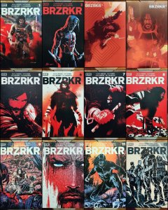 BRZRKR #1-12 NM/New (Boom! 2021) KEANU REEVES / COMPLETE SERIES / High Grade Set