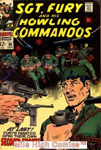 SGT. FURY AND HIS HOWLING COMMANDOS (1963 Series) #58 Fine Comics Book