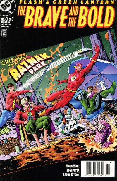 Flash And Green Lantern: The Brave and the Bold #3 (Newsstand) VF ; DC | Mark Wa