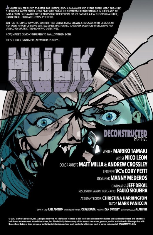 HULK #05 (2017) JEFF DEKAL |  DIRECT EDITION