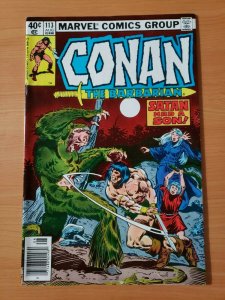 Conan the Barbarian #113 Newsstand ~ VF - NEAR MINT NM ~ (1980, Marvel Comics) 