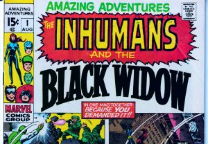 Amazing Adventures(vol.1)#1 InHumans, Black Widow