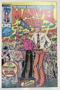 (1983) MARVEL AGE #8 STAN LEE & Jim Shooter Cover!