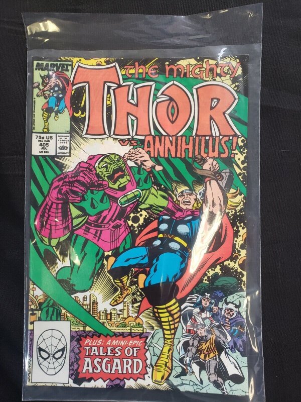 THOR 4PC (VF/VF+) ISSUES #405-408, ODIN MUST DIE,THOR VS ANNIHILUS,HERCULES 1989