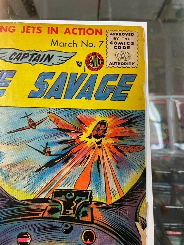 Captain Steve Savage 7 GD/VG 1st coded issue