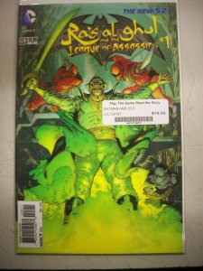 Batman and Robin #23.3 Ras al Ghul Motion 3D Variant Cover