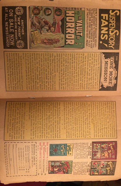 Complete “Bunker Hill!”story by Woods, + V.of Horror 22Frankenstein ad