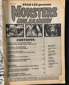 MONSTERS UNLEASHED ANNUAL #1 SUMMER 1975 VG