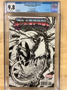 Deadpool: Back In Black #1 KRS Comics Sketch Cover (2016) CGC 9.8