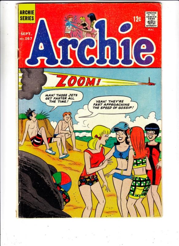 Archie #167 (Sep-66) FN Mid-Grade Archie