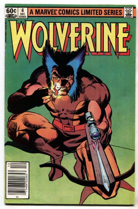 Wolverine Limited Series #4-Marvel-comic book 1982 Newsstand FN+