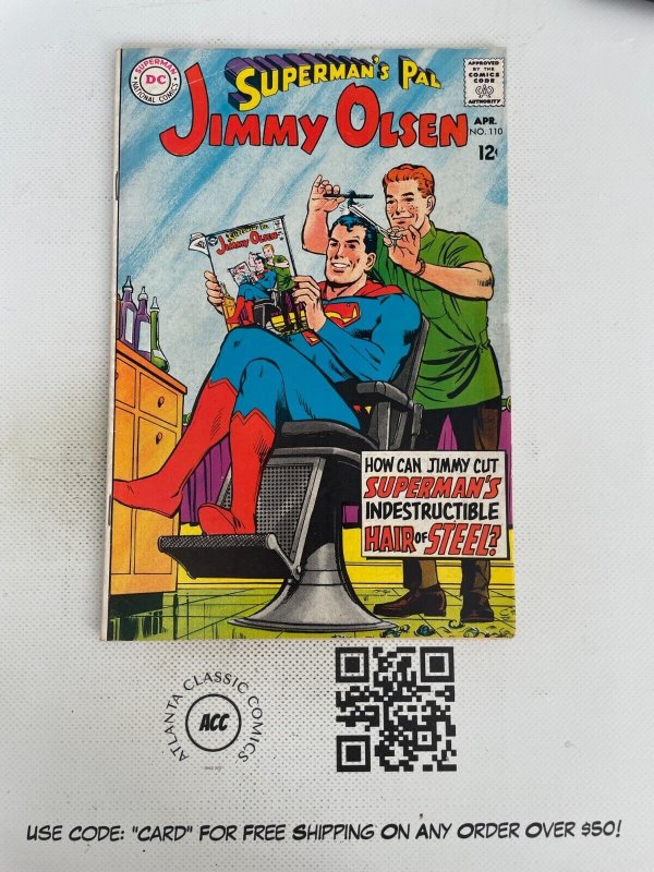 Superman's Pal Jimmy Olsen # 110 NM- DC Silver Age Comic Book Batman 12 SM17