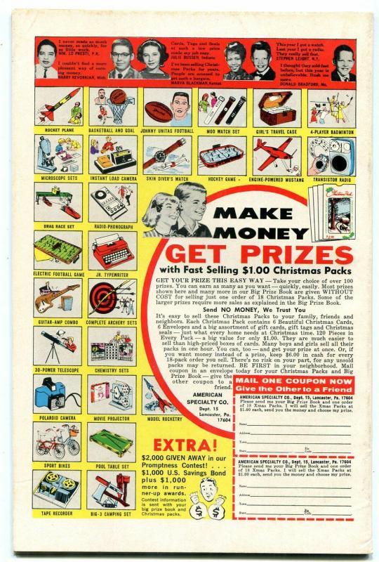 TV CASPER AND COMPANY #34 1971-HARVEY COMICS GIANT FN/VF