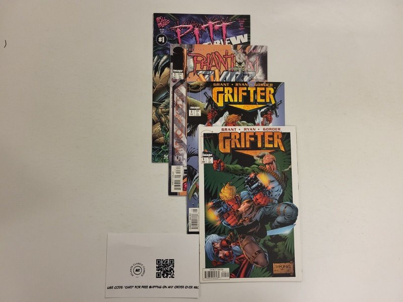 4 Image Comics #8 9 Grifter + #3 Phantom Guard + #1 Pitt Crew 53 TJ15