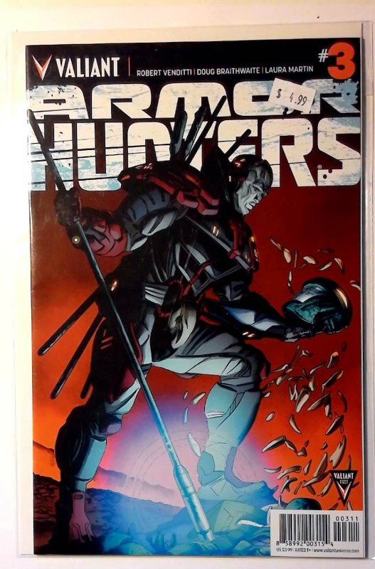 Armor Hunters #3 (2014) Valiant Comics X-O Manowar 1st Print Comic Book