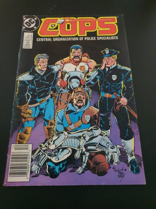 COPS #5 Newsstand Edition (1988)