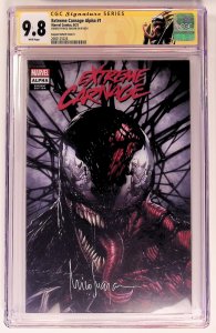 Extreme Carnage Alpha #1 (2021) CGC 9.8 Suayan Virgin Cover C