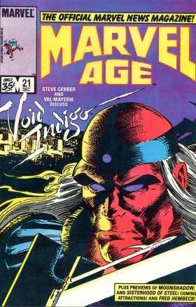 Marvel Age #21, VF+ (Stock photo)