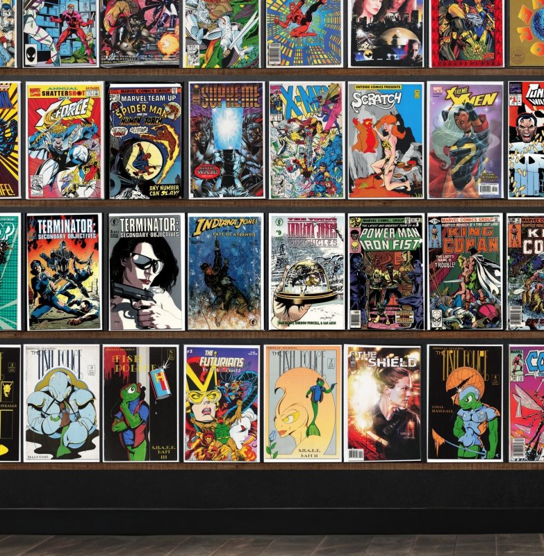 Huge Lot 150+ Comics with X-Force, Daredevil, Silver Surfer & More!
