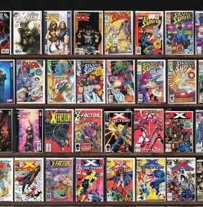 Huge Lot 150+ Comics with Silver Surfer, Ultimate X-Men, X-Factor & More!