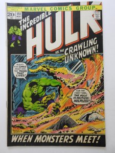 The Incredible Hulk #151 (1972) When Monsters Meet! Sharp VG Condition!