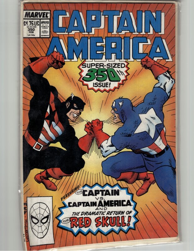 Captain America #350 (1989) Captain America