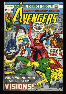 Avengers #113 FN/VF 7.0 2nd Mantis!