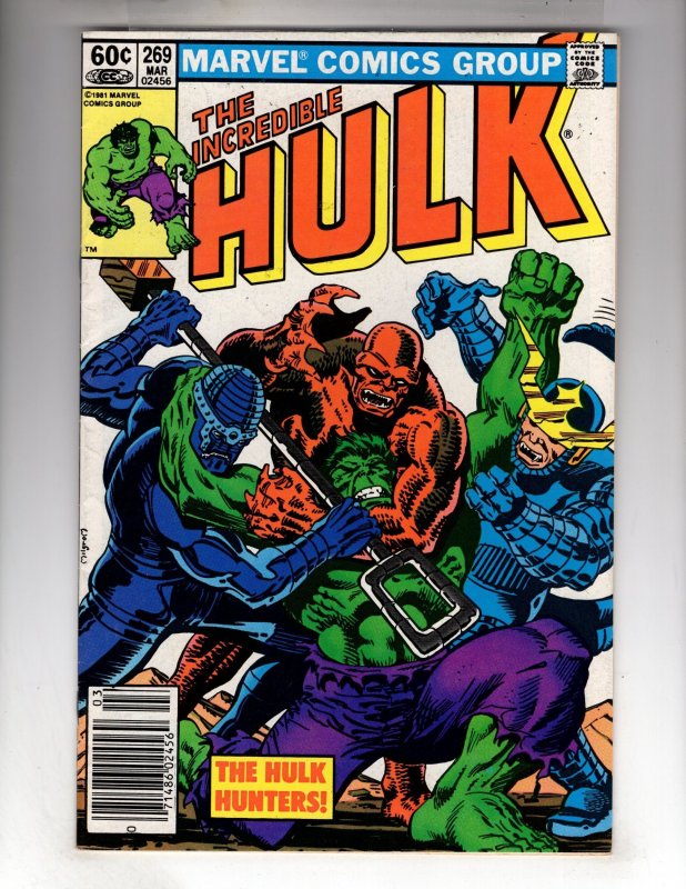 The Incredible Hulk #269 (1982) THE HULK HUNTERS!    / ECA11x