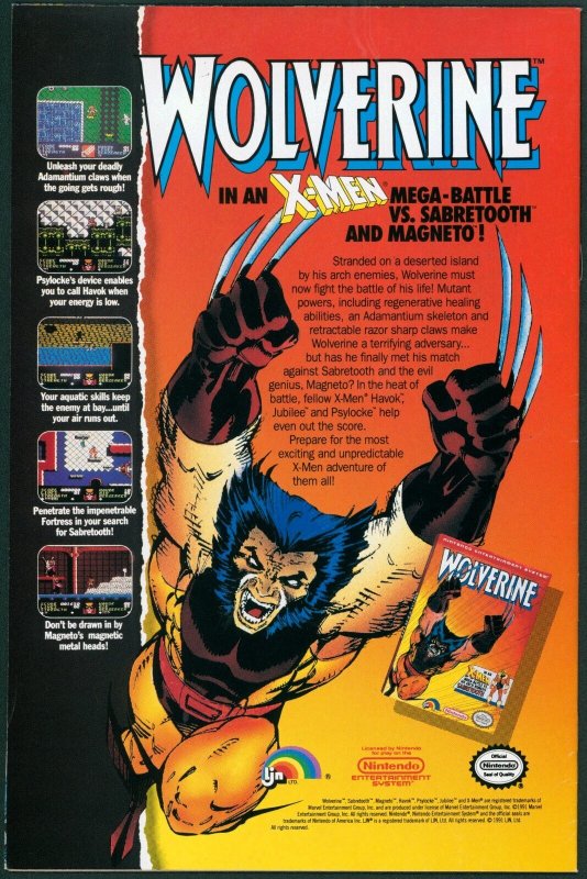 Uncanny X-Men 282 NM+ 9.6 1st Bishop Cameo 2nd Print Marvel 1991