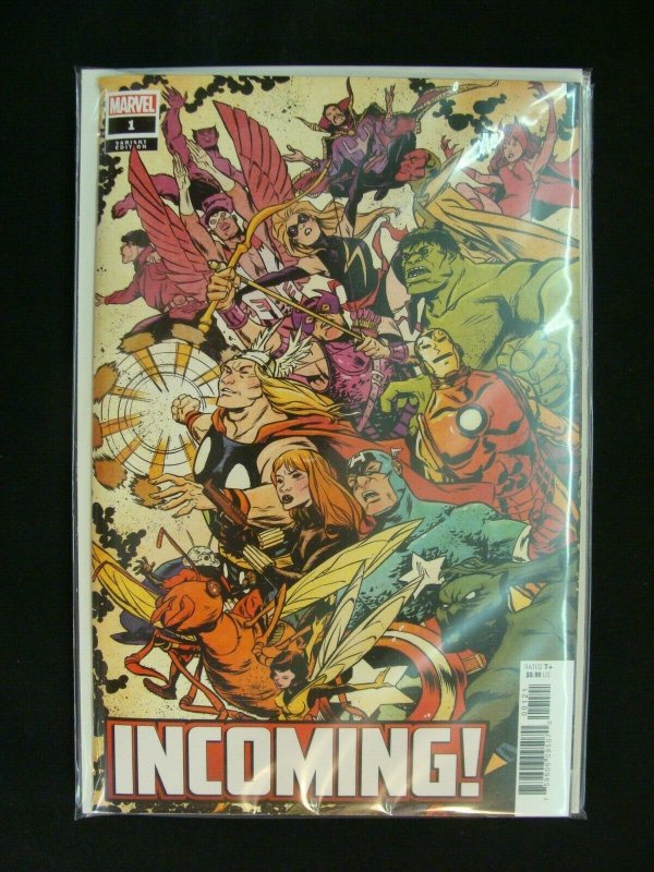 Incoming! #1 Variant Covers A B F H Set of 4 Comics Marvel Universe 