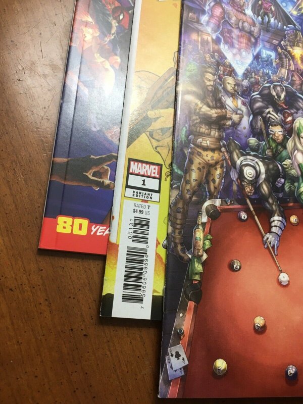 KEY The Marvels #1 #2 Alan Quah virgin variant Marvel #1000 2021