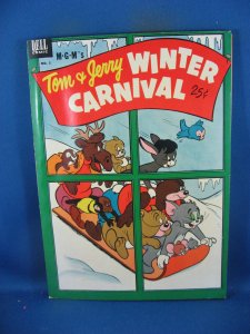 DELL GIANT 1 TOM AND JERRY WINTER CARNIVAL VF- BARKS 1952