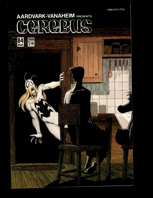 Lot Of 10 Cerebus Aardvark-Vanaheim Comics # 80 81 82 83 84 85 86 87 88 89 JF2