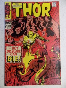 THE MIGHTY THOR # 153 MARVEL GODS JOURNEY ACTION ADVENTURE