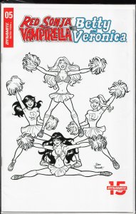 Red Sonja and Vampirella Meet Betty and Veronica #5 Cover F (2019) Vampirella