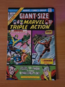 Giant-Size Marvel Triple Action #2 ~ VF - NEAR MINT NM ~ 1975 Marvel Comics