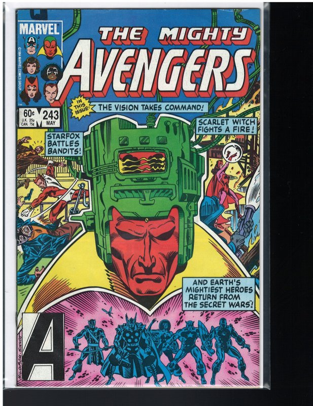 Avengers #243 (Marvel, 1984) VF/NM