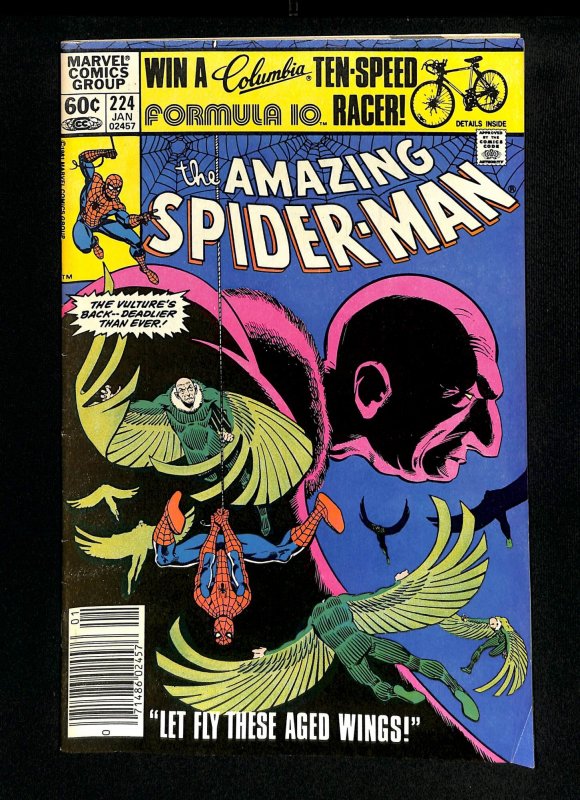 Amazing Spider-Man #224 Newsstand Variant