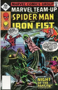 Marvel Team-Up #63A FN ; Marvel | Whitman Spider-Man Iron Fist