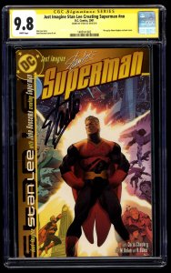 Just Imagine Stan Lee Creating Superman #nn CGC NM/M 9.8 Stan Lee Signed SS