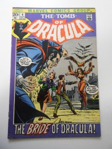 Tomb of Dracula #4 (1972) FN Condition