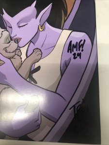 Gargoyles (2022) # 1 Virgin Varian signed Tony Fleecs * Trish Forstner *Dynamite