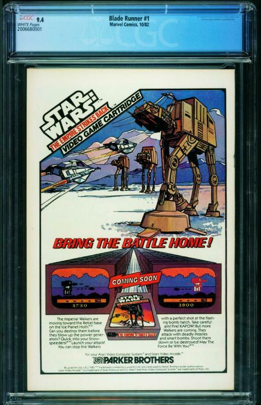 Blade Runner #1-CGC 9.4-Movie Adaptation-Marvel-2006680001