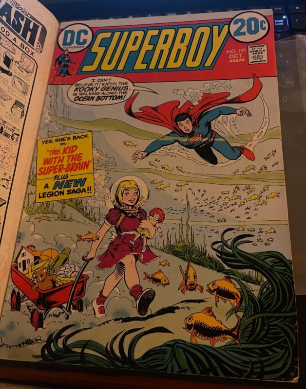 Superboy # 191 FN DC Comic Book RARE DOUBLE COVER ERROR Superman Batman 22 J888