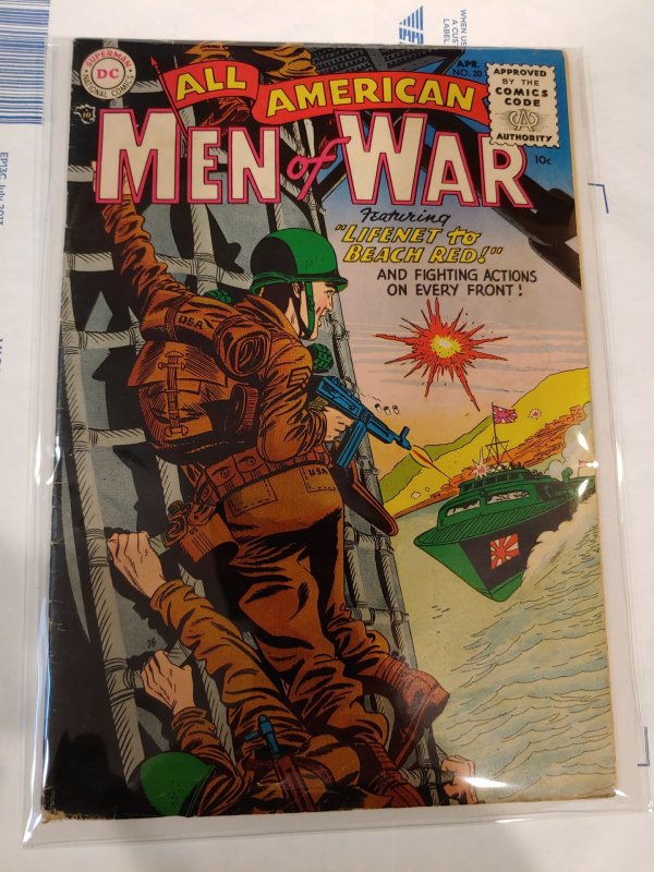 ​All American Men Of War # 20 ( 1955) VG+ F- GOLDEN AGE CLASSIC
