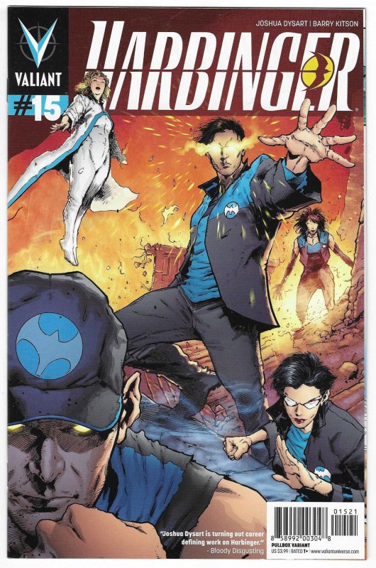 Harbinger #15 Hairsine Cover (2013)