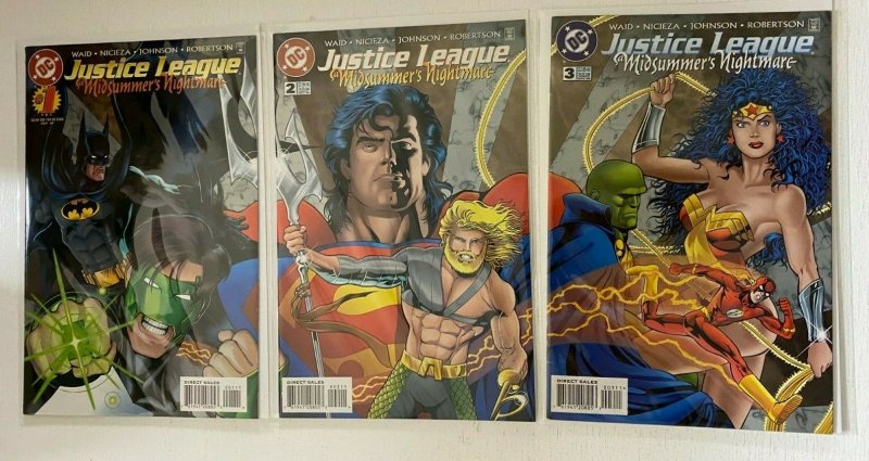 Justice League Midsummer's Nightmare Set #1-3 8.0 VF (1996) 