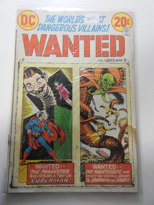 Wanted, The World's Most Dangerous Villains #9 (1973)