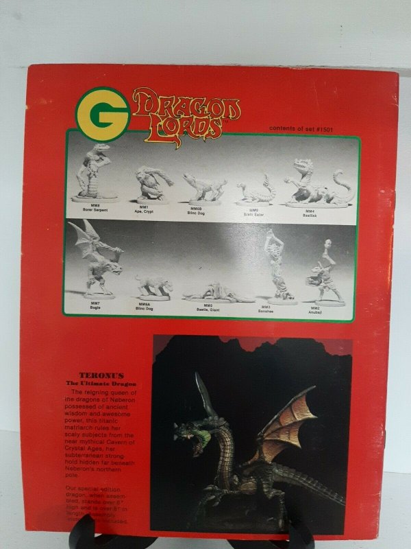 Dragon Lords Monster Manuscript Guide to Fantastic Creatures Grenadier very used