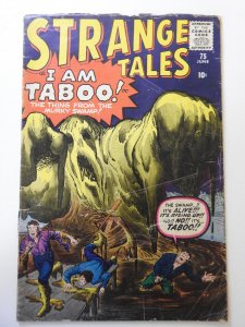 Strange Tales #75 (1960) GD+ Condition see description